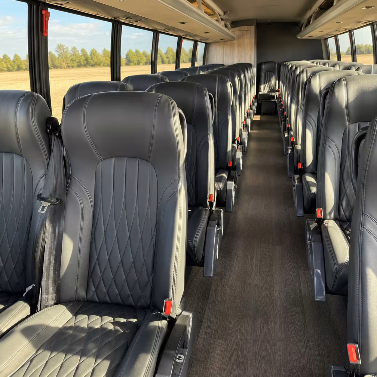 28 passenger minibus inside