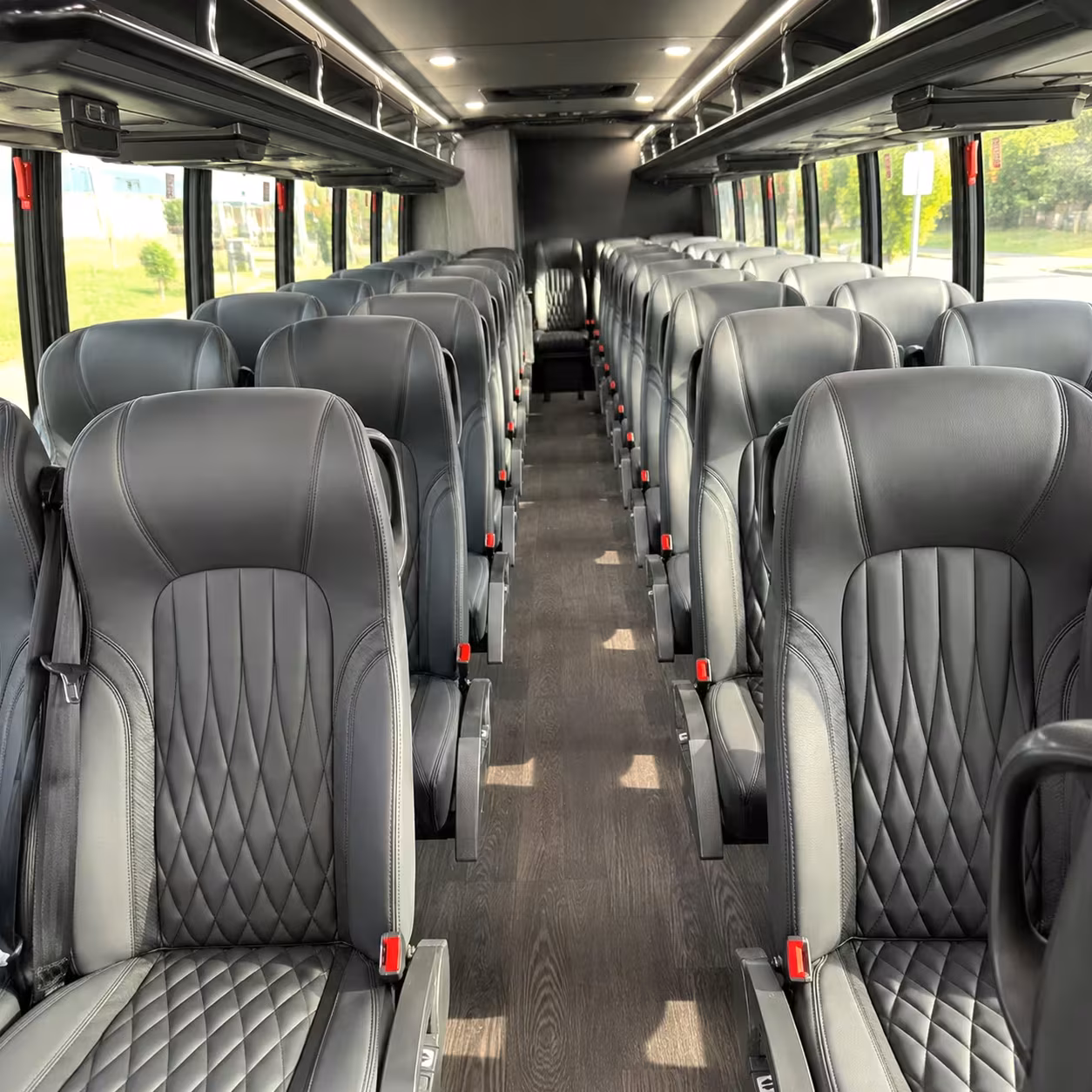30 passenger minibus inside