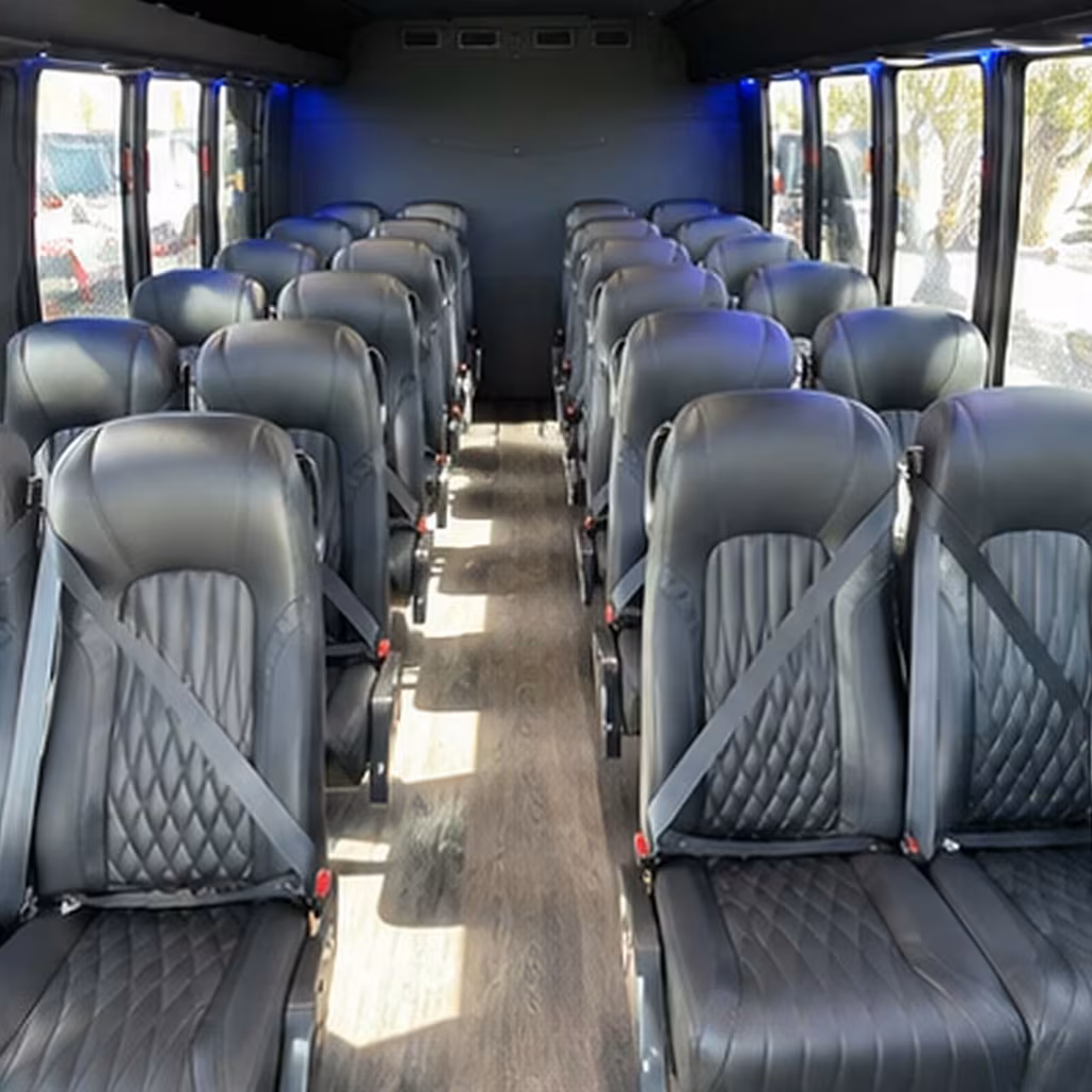 30 passenger minibus interior