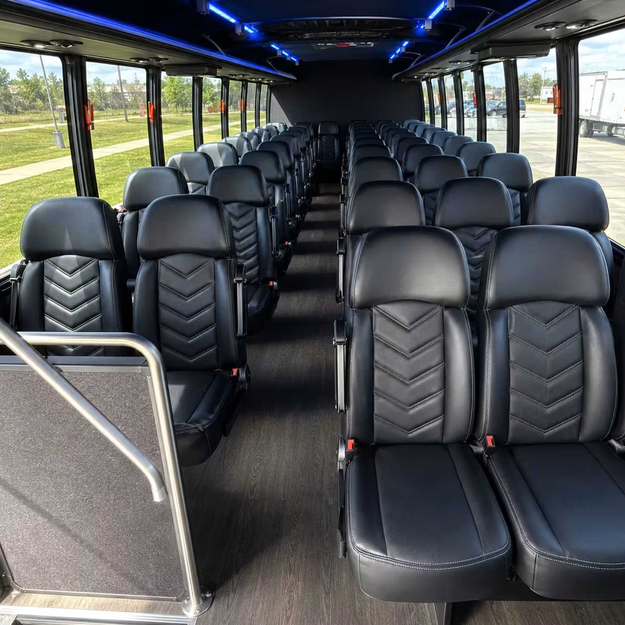 35 passenger minibus inside
