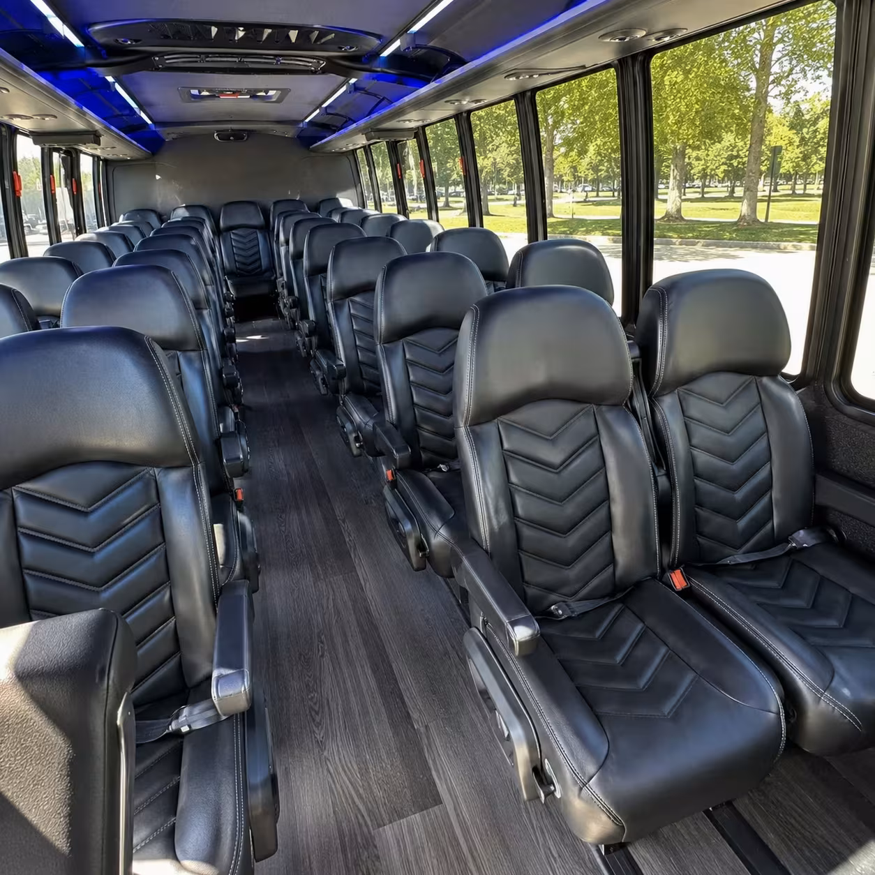 corona 28 passenger minibus rental