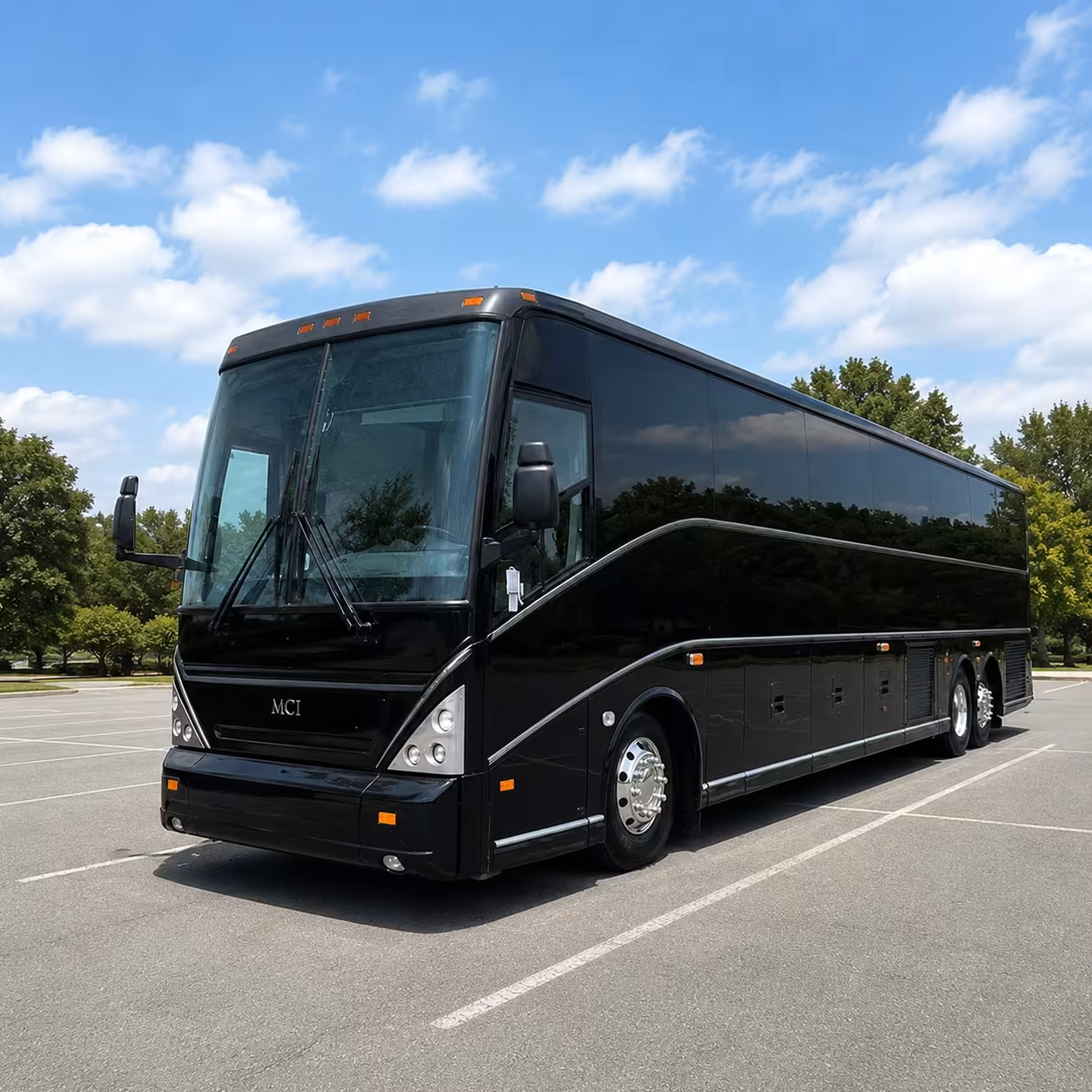 corona employee shuttle buses for daily commutes