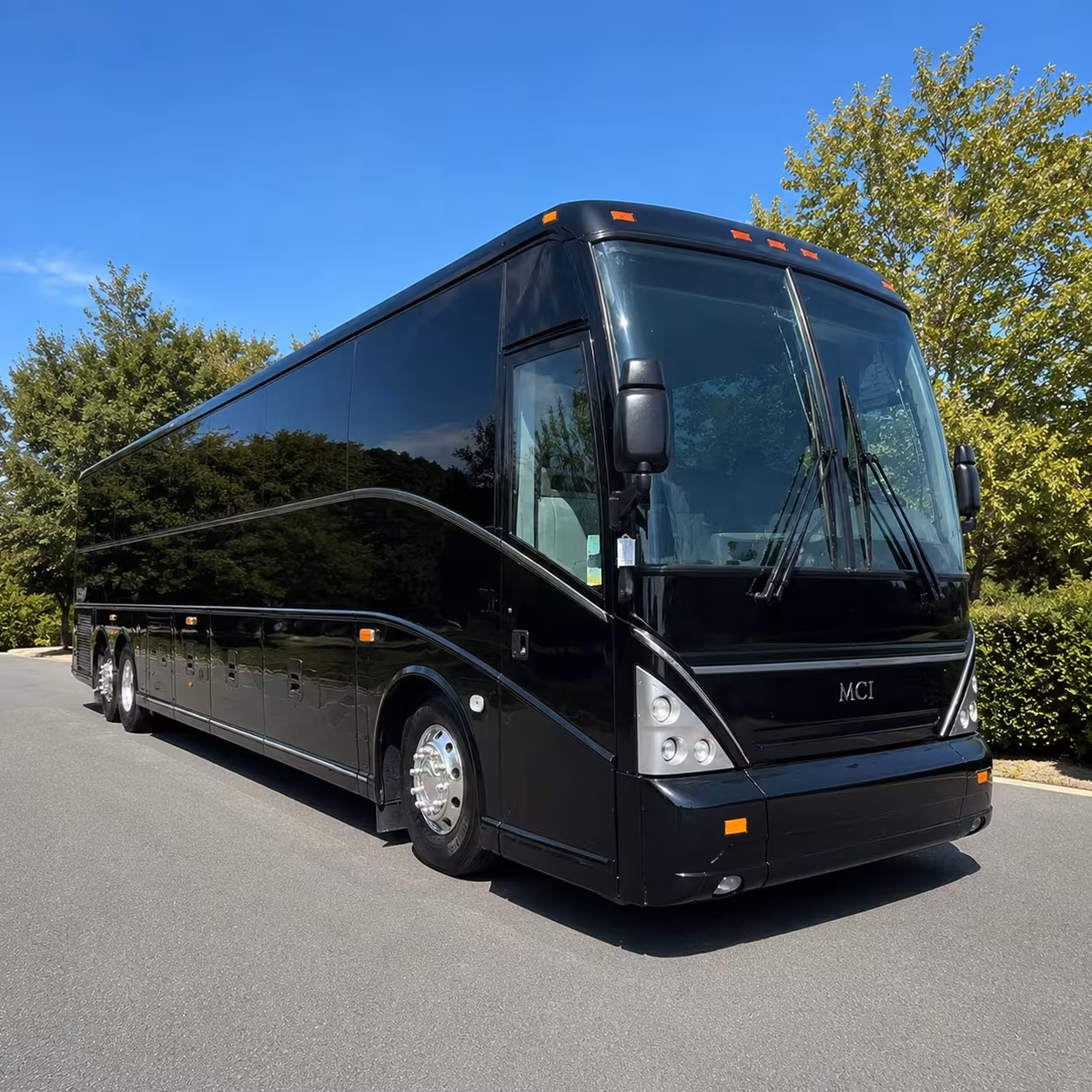 corporate event and employee charter buses in corona california