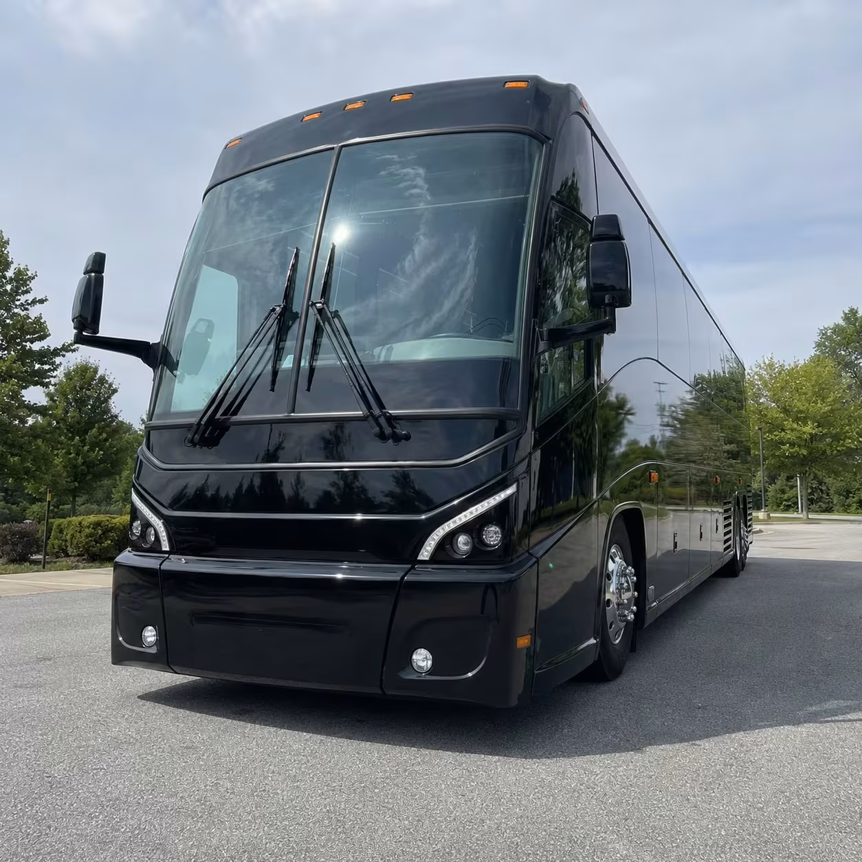 multi day and recurring government shuttle buses in corona