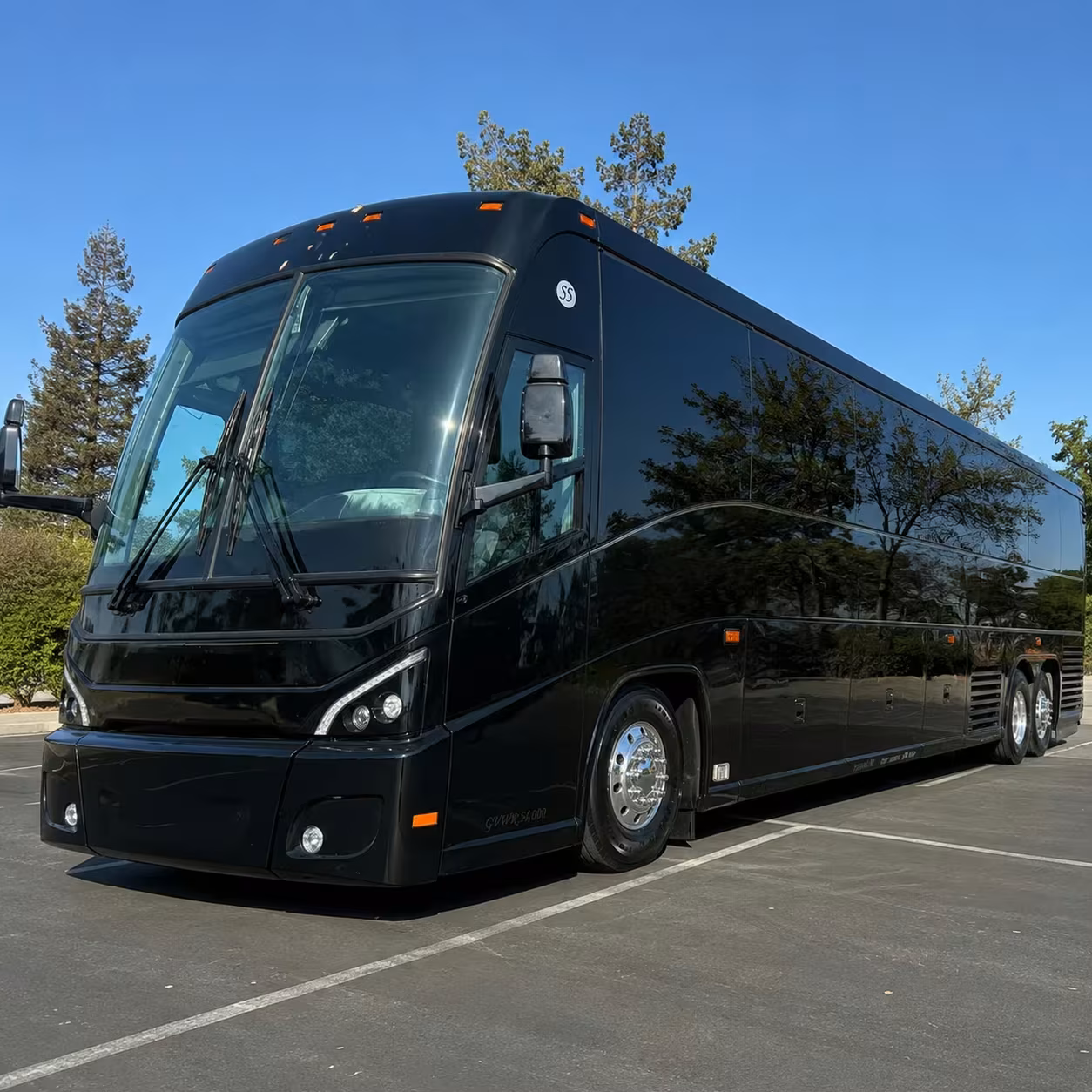 multi day charter bus rentals from corona for teams and schools
