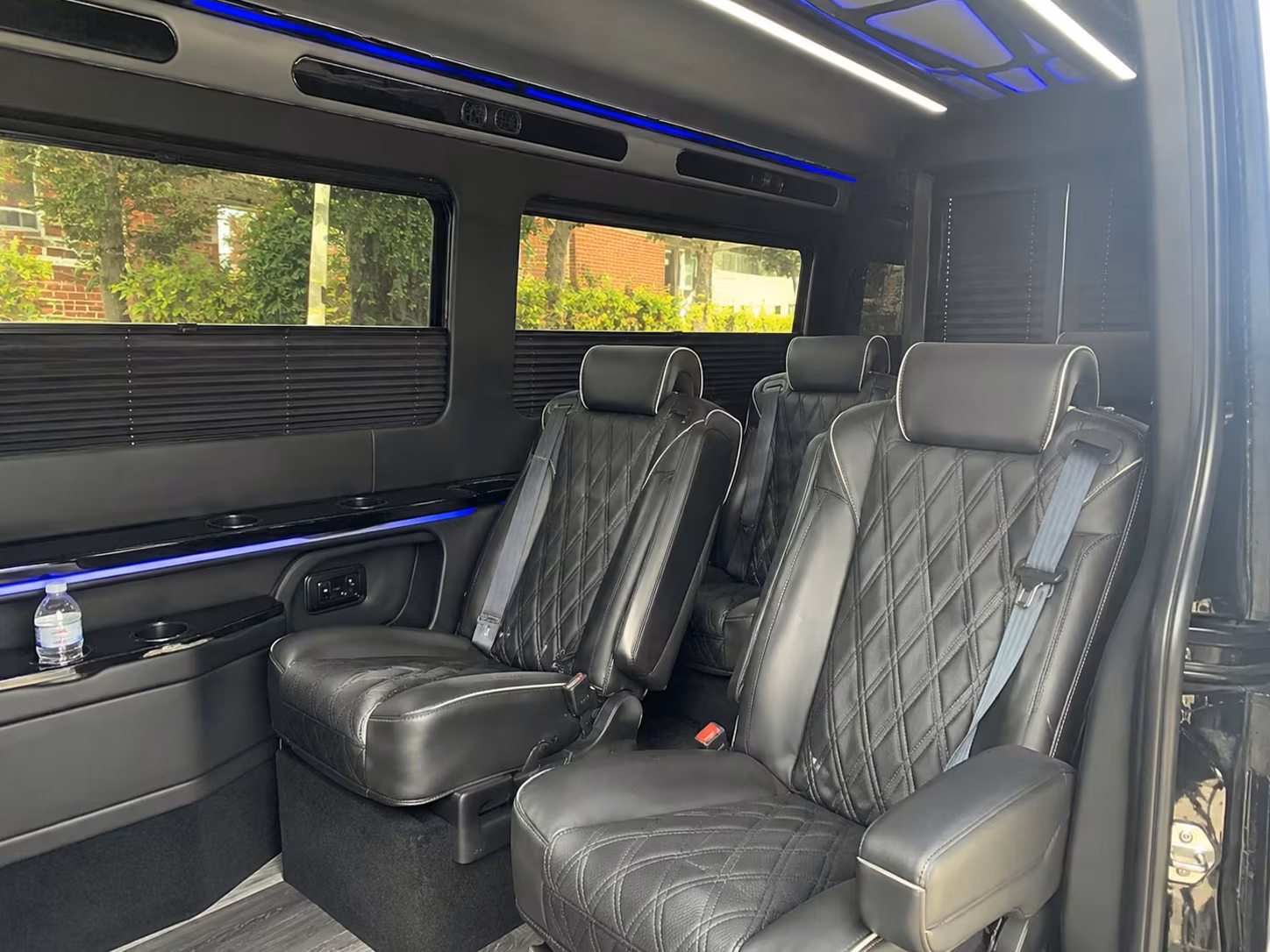 sprinter van with driver inside